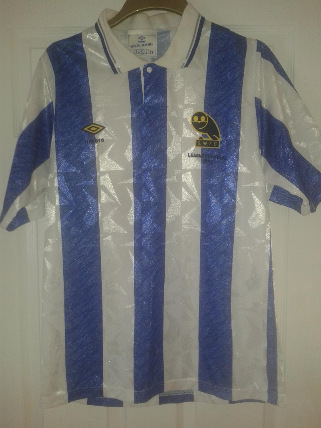 maillot de sheffield wednesday domicile 1991-1993 pas cher