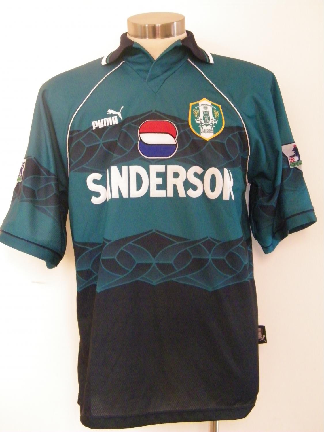 maillot de sheffield wednesday exterieur 1995-1997 pas cher