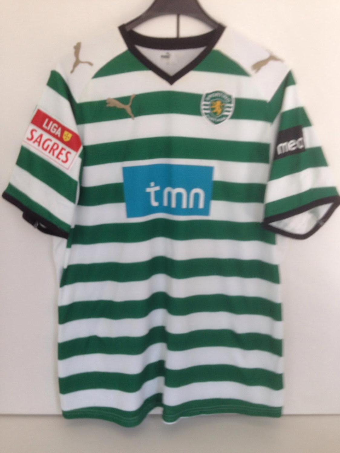 maillot de sporting cp domicile 2008-2009 pas cher