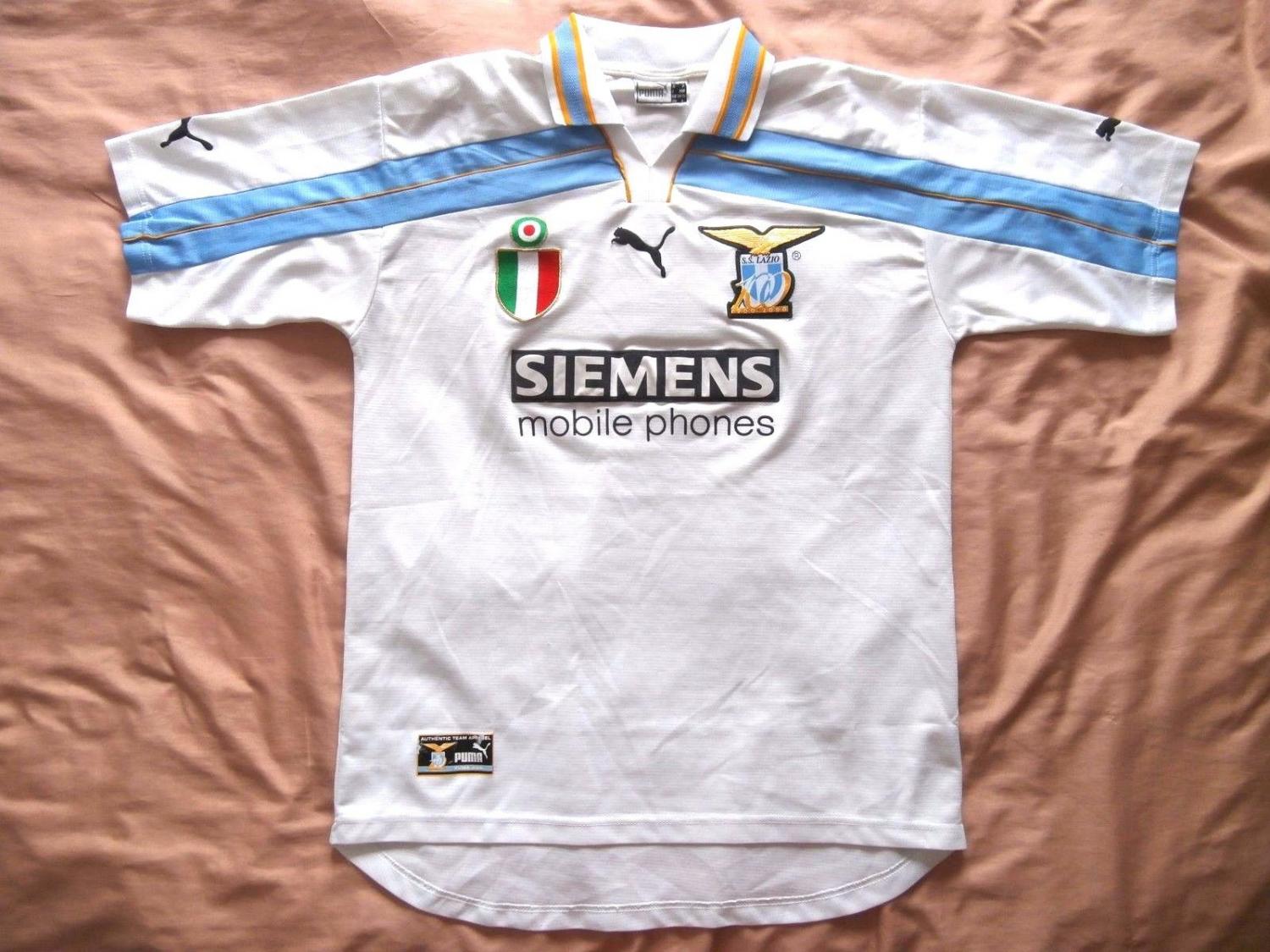 maillot de ss lazio domicile 2000-2001 pas cher