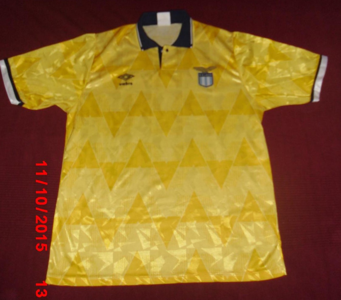 maillot de ss lazio exterieur 1989-1991 rétro