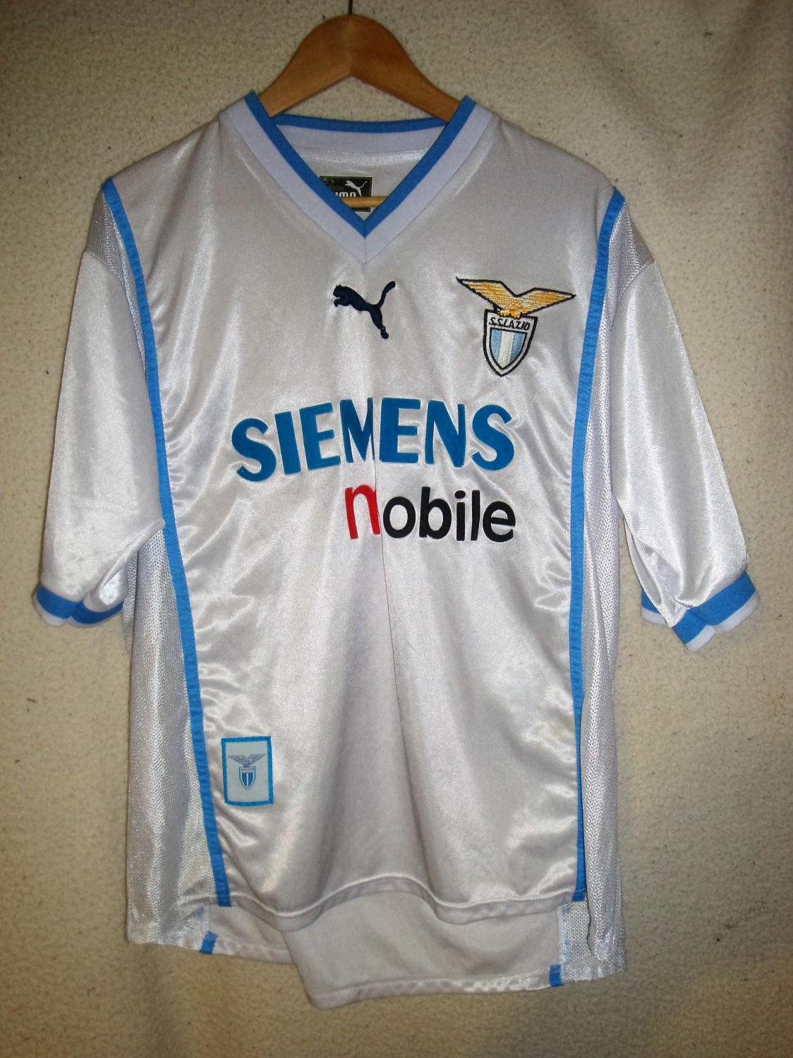 maillot de ss lazio réplique 2001-2002 pas cher