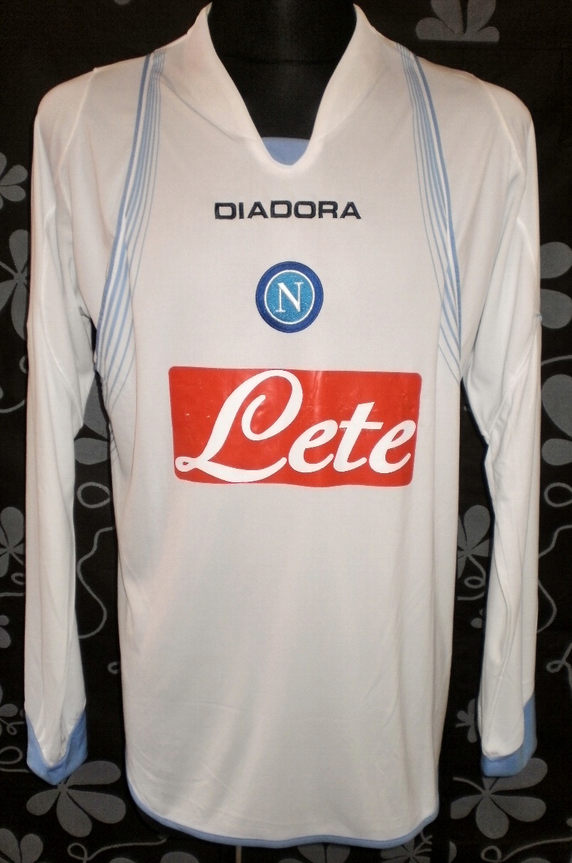 maillot de ssc naples third 2007-2008 rétro