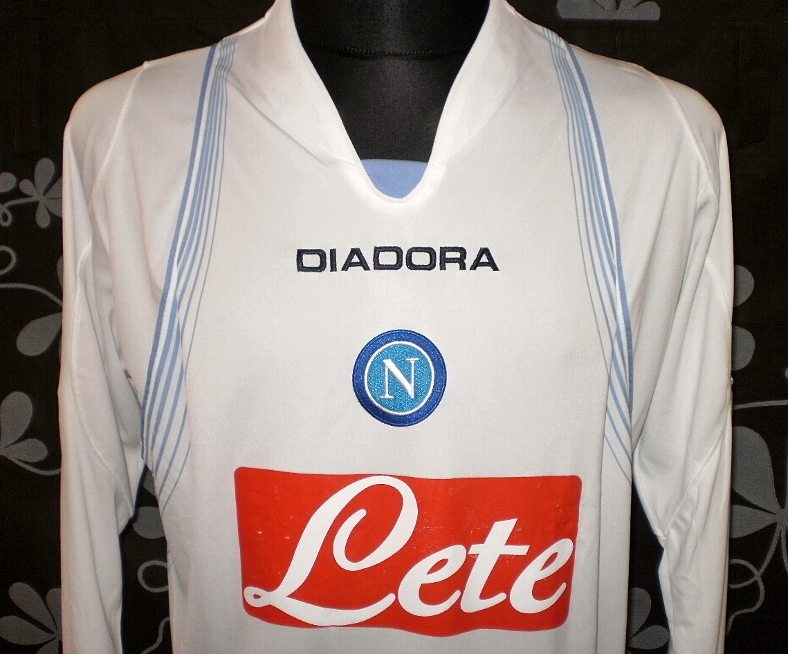 maillot de ssc naples third 2007-2008 rétro