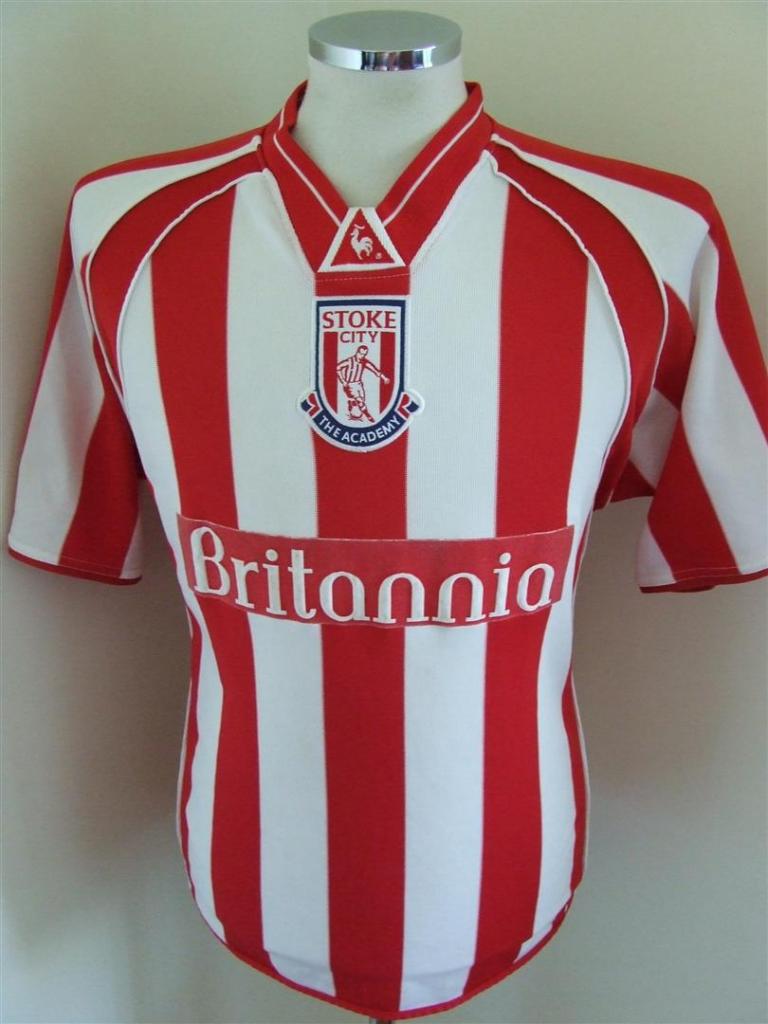 maillot de stoke city fc particulier 2001-2003 rétro