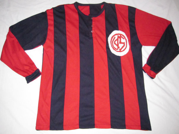 maillot de tiburones rojos de veracruz domicile 1908 rétro