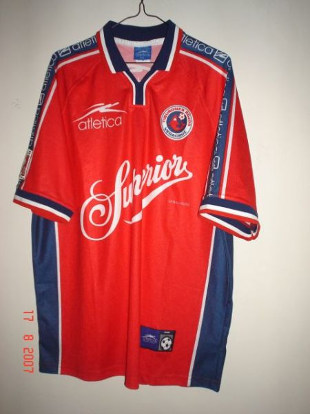 maillot de tiburones rojos de veracruz domicile 1999-2000 pas cher