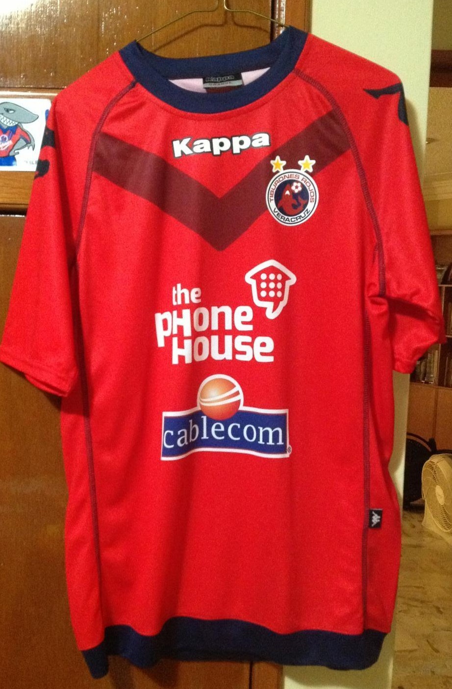 maillot de tiburones rojos de veracruz domicile 2013 rétro