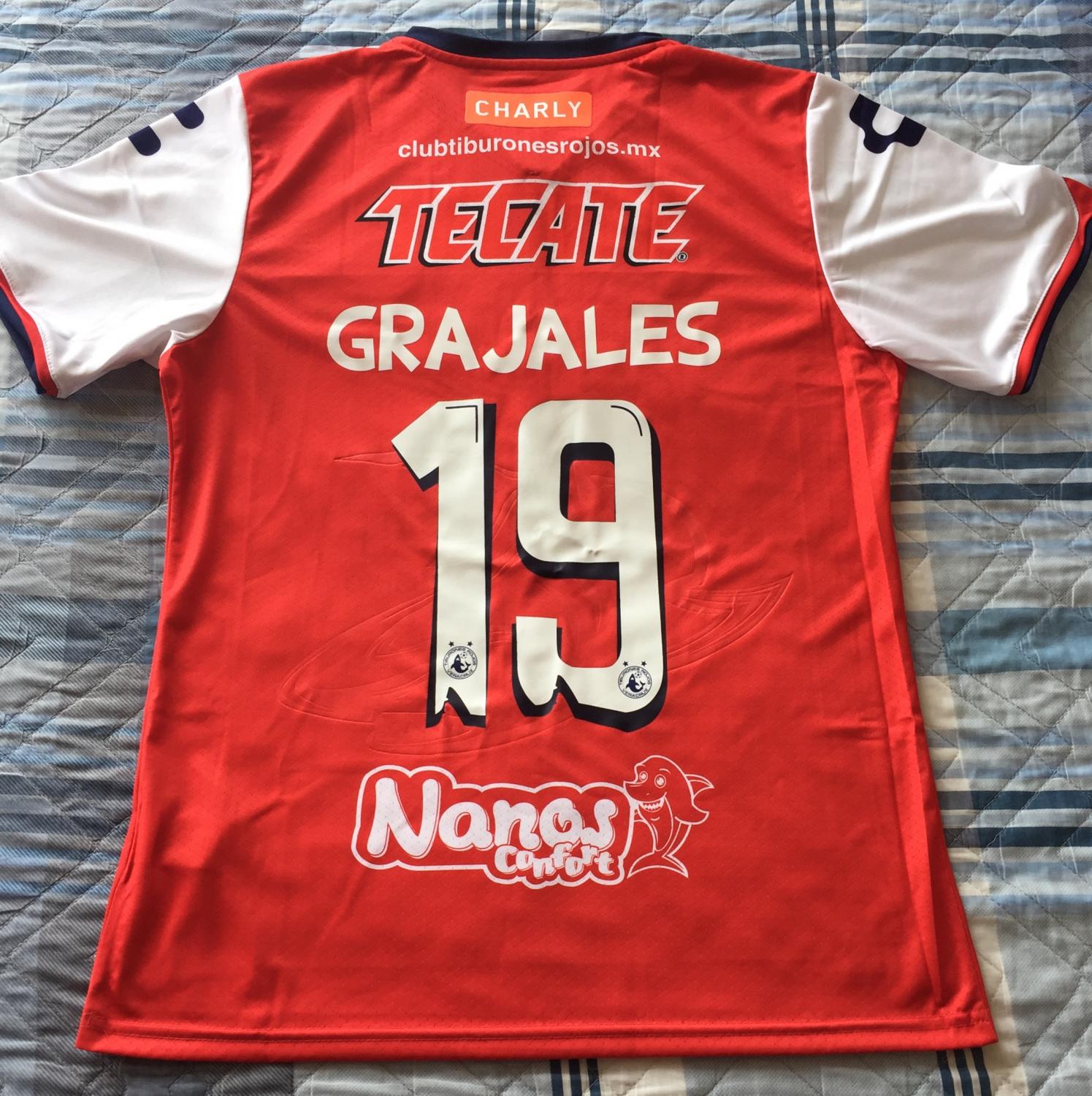 maillot de tiburones rojos de veracruz domicile 2017-2018 rétro