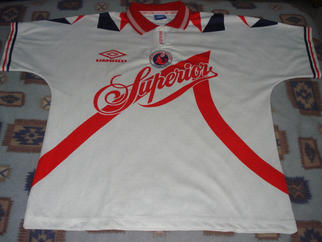 maillot de tiburones rojos de veracruz exterieur 1995-1997 pas cher