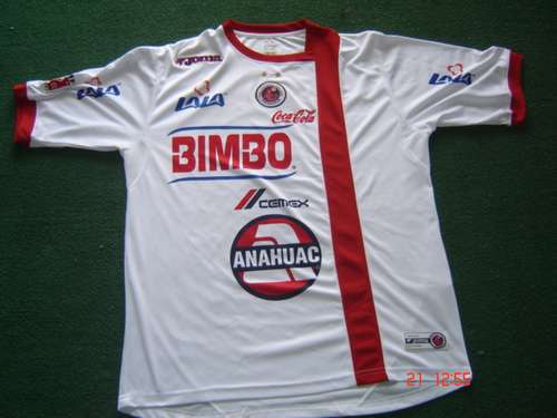 maillot de tiburones rojos de veracruz exterieur 2004-2005 pas cher