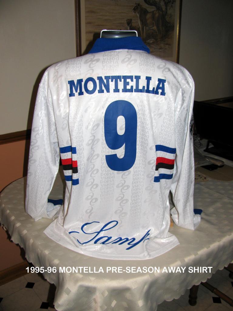 maillot de uc sampdoria particulier 1995-1996 rétro