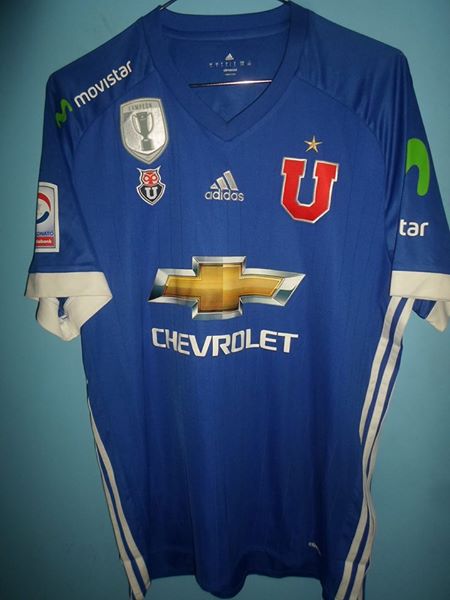 maillot de universidad de chile domicile 2016-2017 rétro