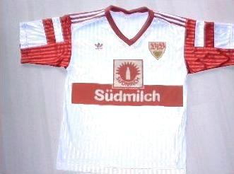 maillot de vfb stuttgart domicile 1990-1991 rétro