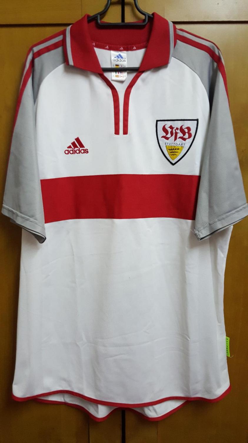 maillot de vfb stuttgart domicile 2001-2002 rétro