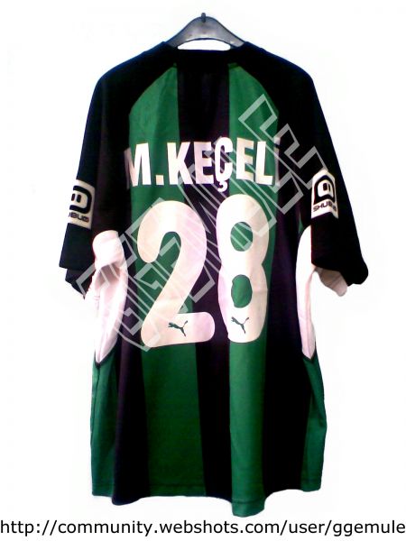 maillot denizlispor domicile 2003-2004 rétro