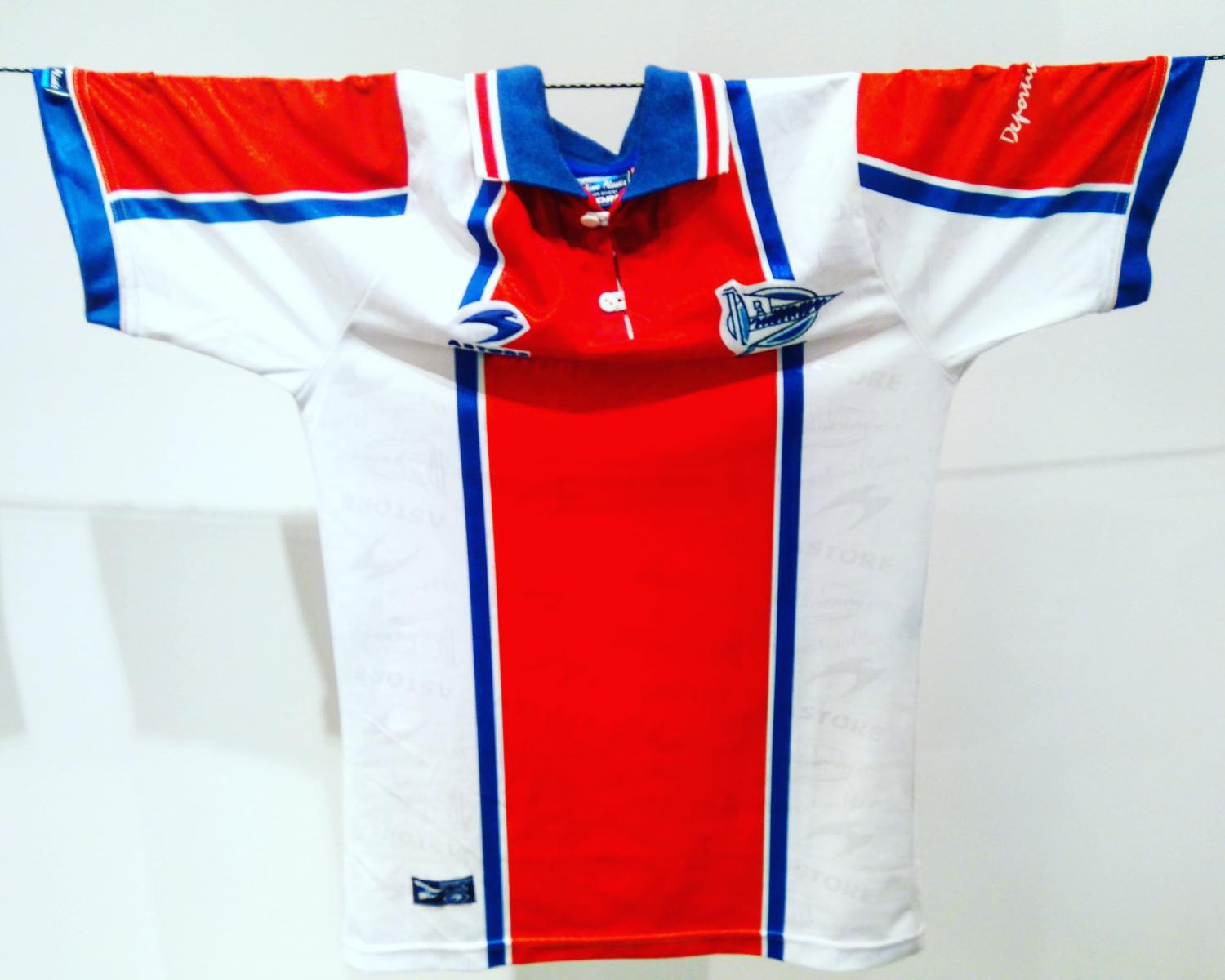 maillot deportivo alavés exterieur 1995-1998 rétro