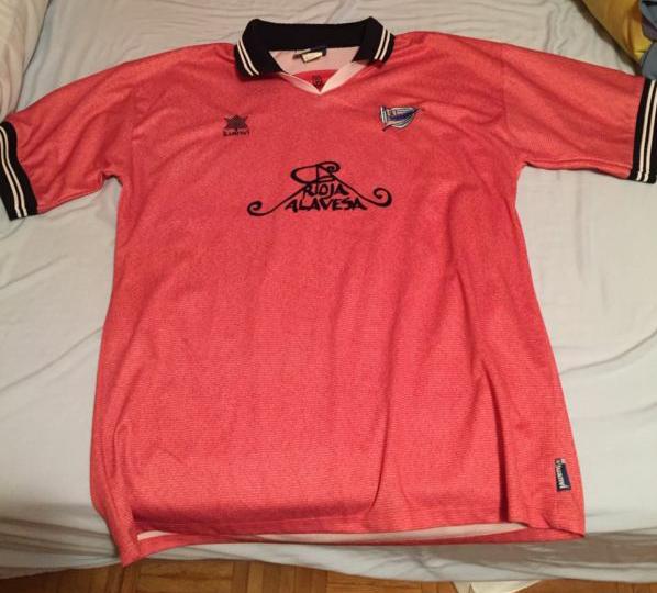 maillot deportivo alavés réplique 2000-2001 pas cher