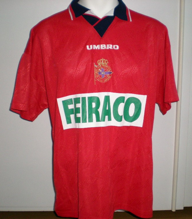 maillot deportivo la corogne exterieur 1996-1997 pas cher