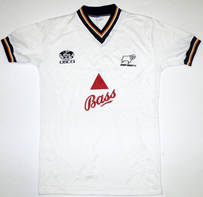 maillot derby county fc domicile 1985-1986 rétro