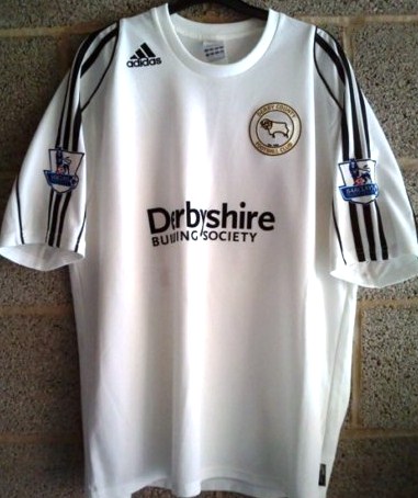 maillot derby county fc domicile 2007-2008 pas cher