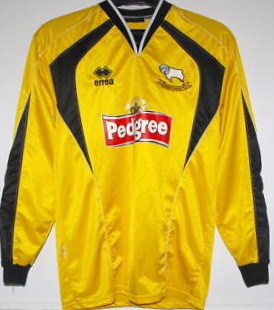 maillot derby county fc gardien 2003-2004 pas cher