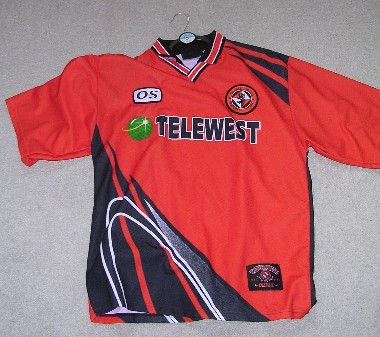 maillot dundee united domicile 1998-1999 pas cher