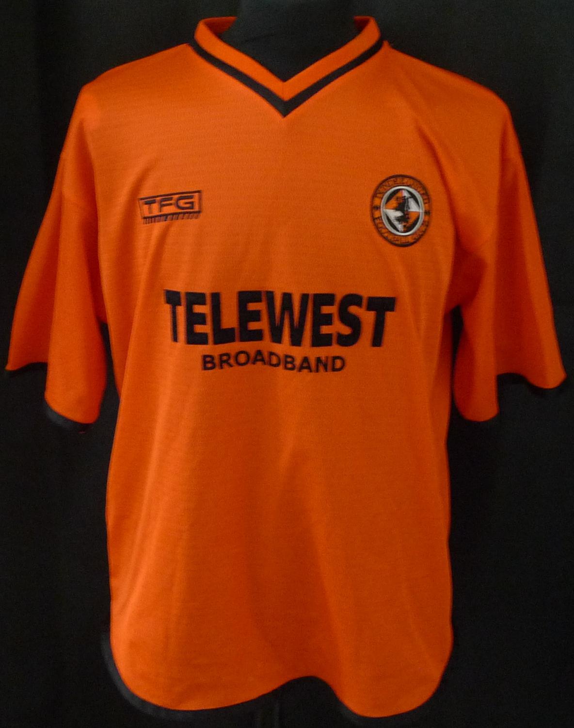 maillot dundee united domicile 2002-2003 rétro