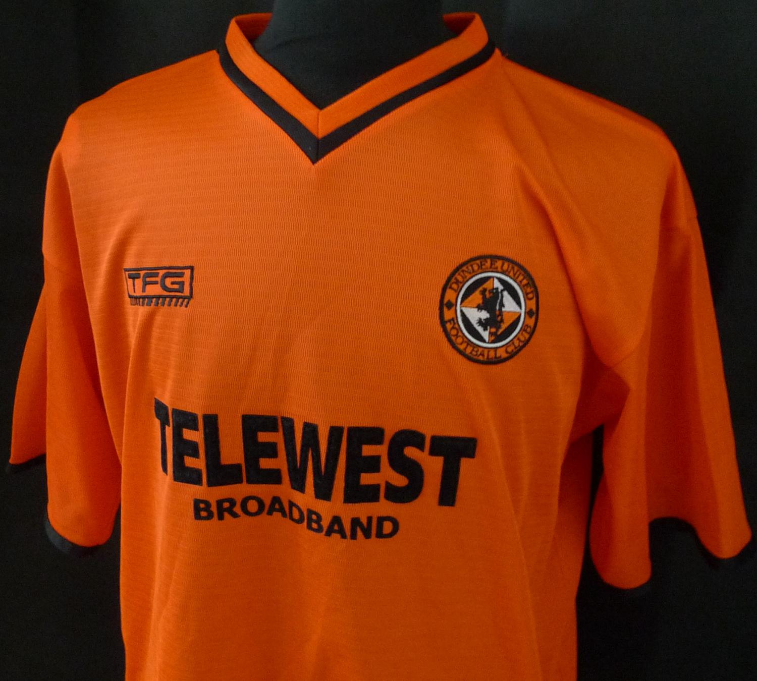 maillot dundee united domicile 2002-2003 rétro