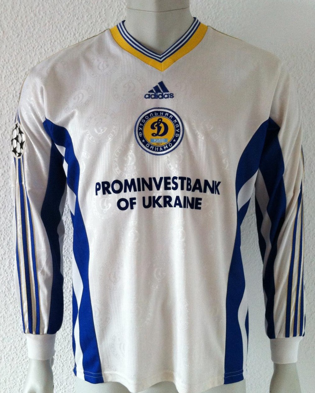 maillot dynamo kiev domicile 1998-1999 rétro