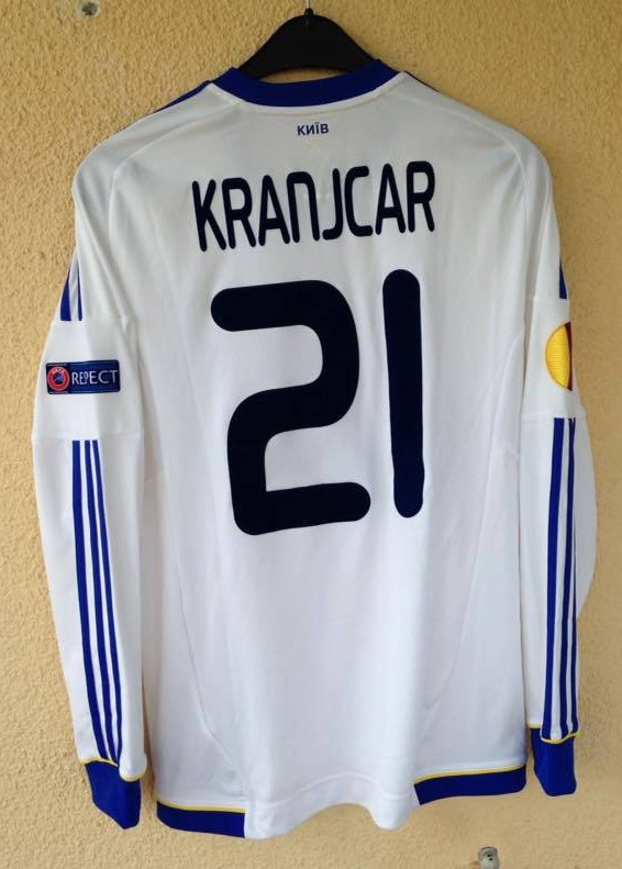 maillot dynamo kiev réplique 2012-2013 rétro