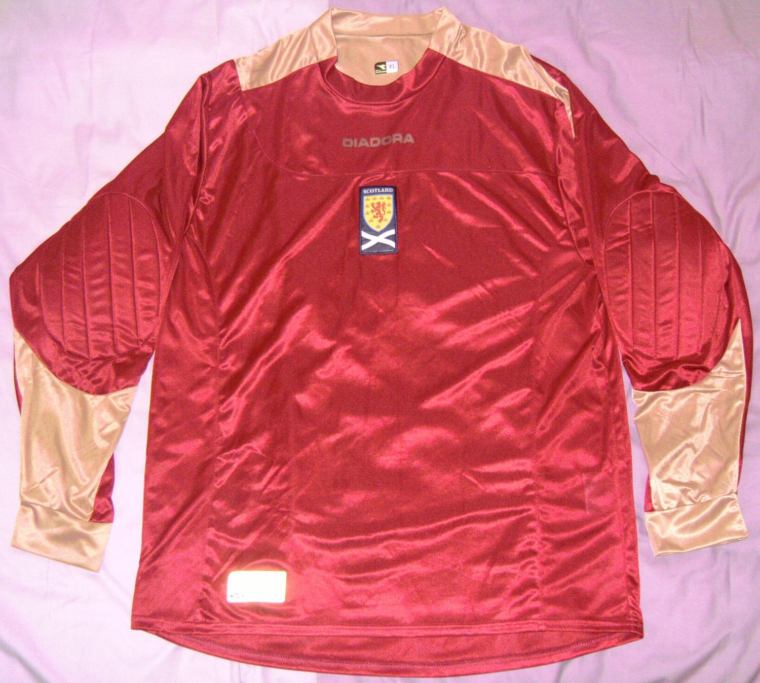 maillot écosse gardien 2006 rétro