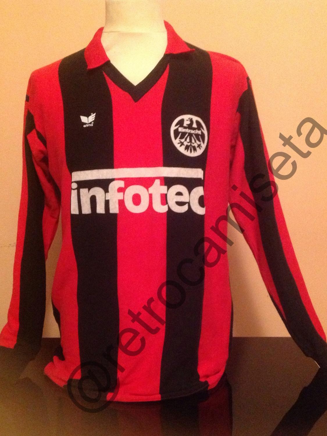 maillot eintracht francfort domicile 1981-1982 pas cher