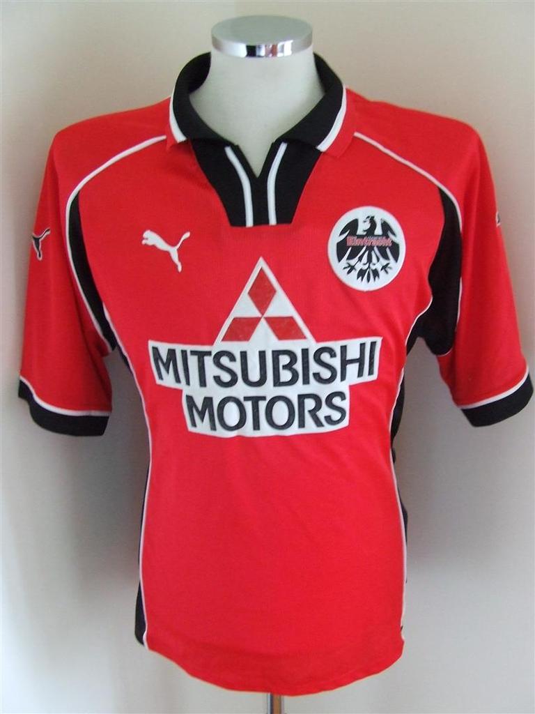 maillot eintracht francfort domicile 1997-1998 rétro