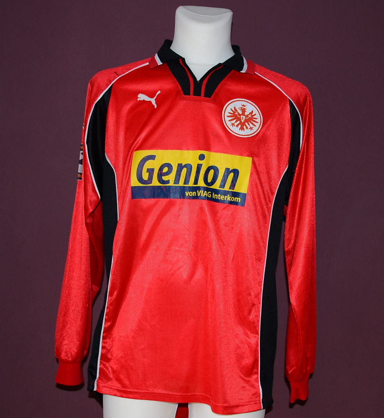 maillot eintracht francfort domicile 2000-2001 rétro