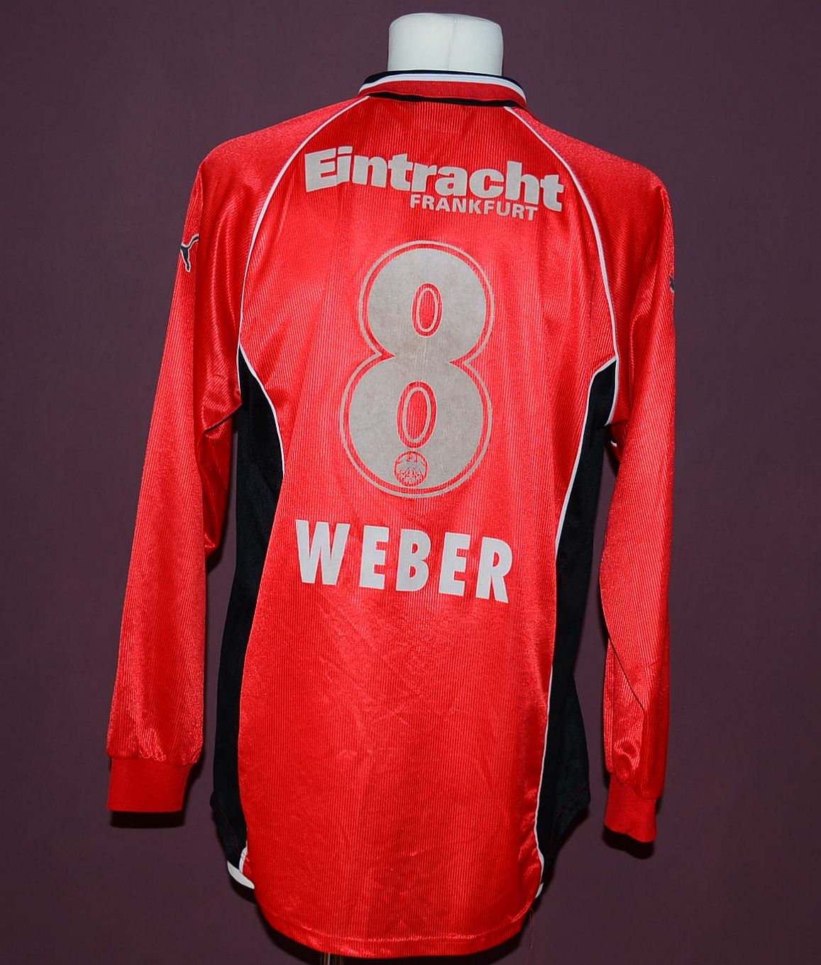 maillot eintracht francfort domicile 2000-2001 rétro