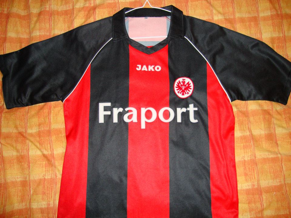 maillot eintracht francfort domicile 2005-2007 rétro