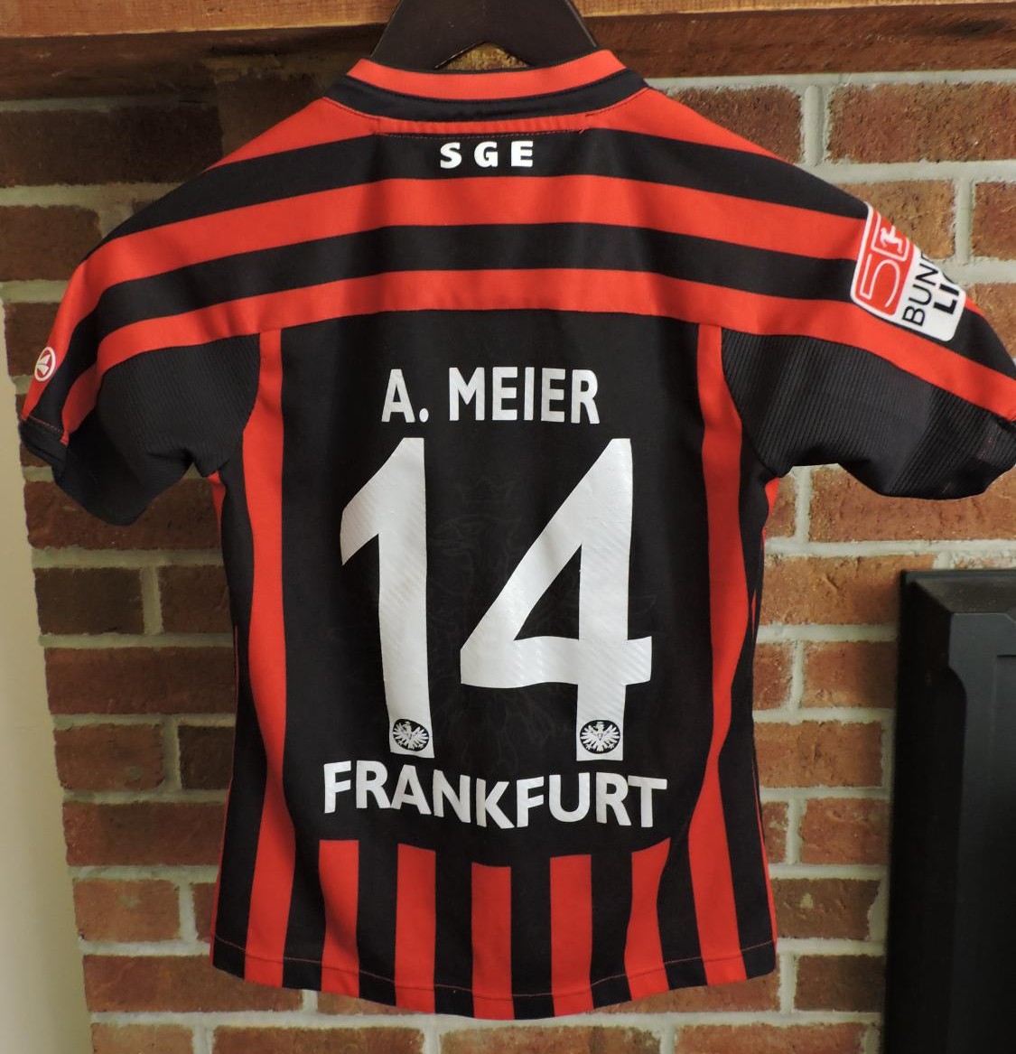 maillot eintracht francfort domicile 2012-2013 rétro