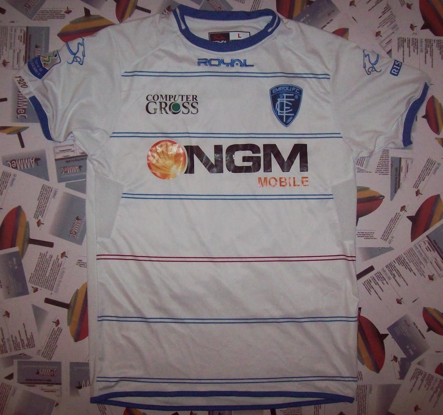 maillot empoli fc exterieur 2013-2014 rétro