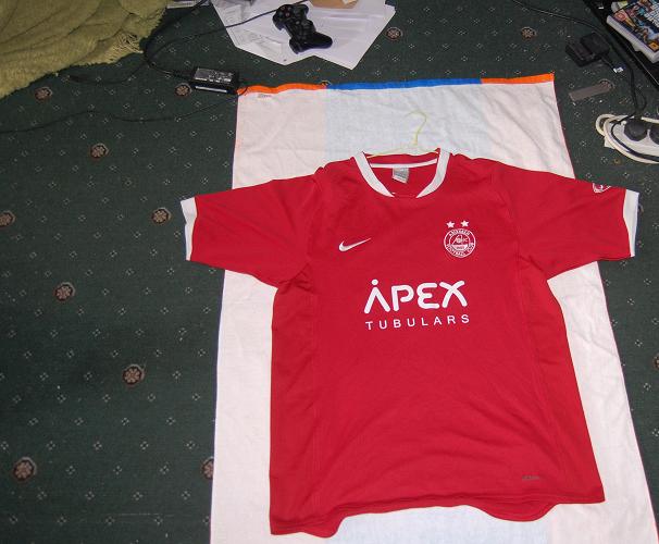 maillot équipe de aberdeen fc domicile 2007-2008 pas cher