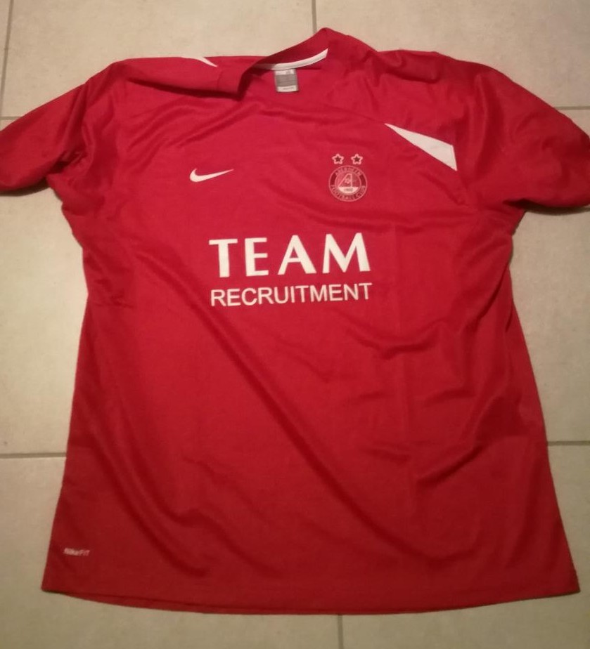 maillot équipe de aberdeen fc domicile 2008-2009 pas cher