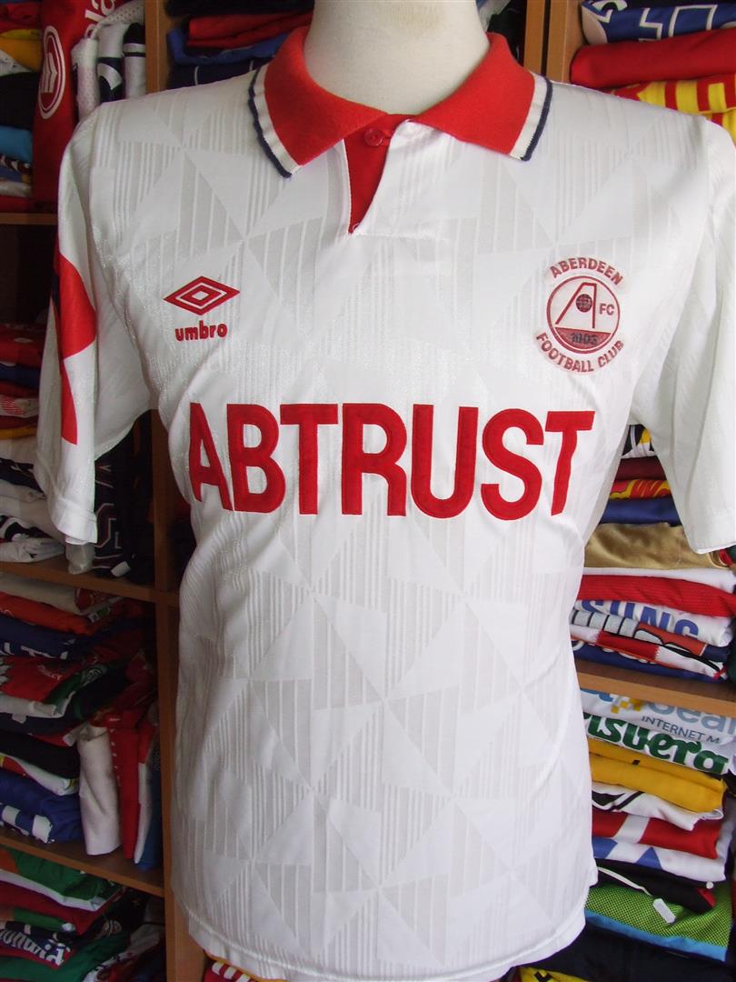 maillot équipe de aberdeen fc exterieur 1990-1992 pas cher