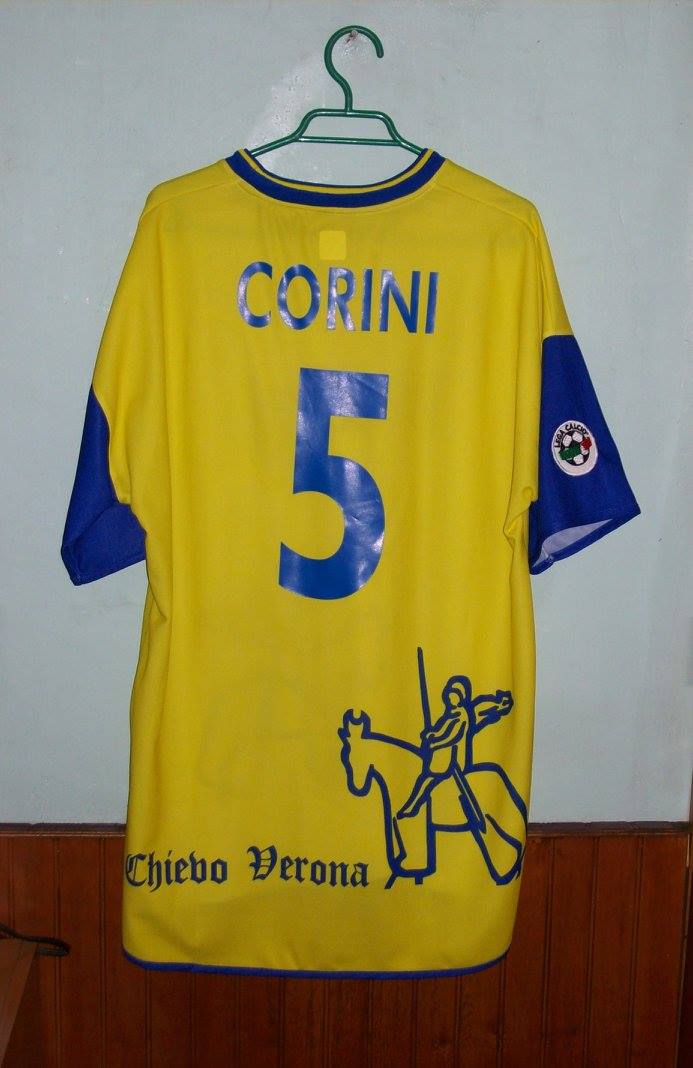 maillot équipe de ac chievoverona domicile 2002-2003 rétro