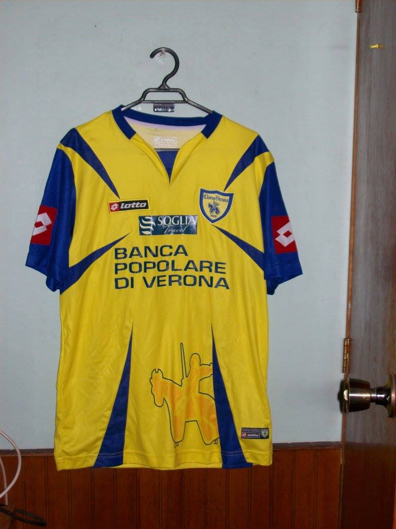 maillot équipe de ac chievoverona domicile 2006-2007 rétro