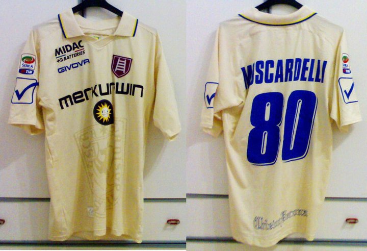 maillot équipe de ac chievoverona domicile 2010-2011 rétro