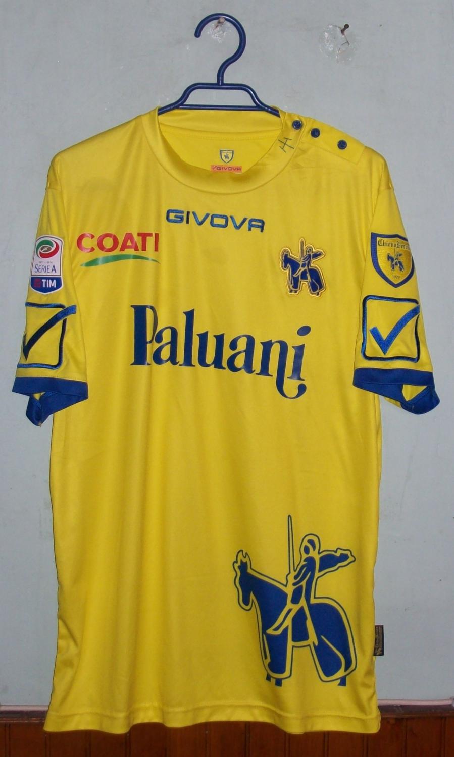 maillot équipe de ac chievoverona domicile 2017-2018 rétro