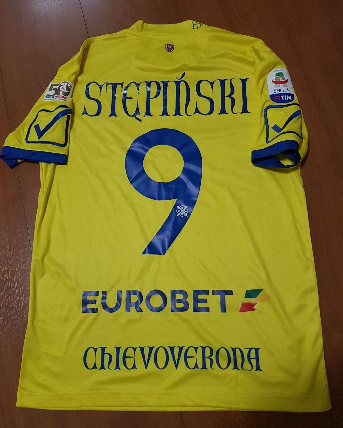 maillot équipe de ac chievoverona domicile 2018-2019 rétro