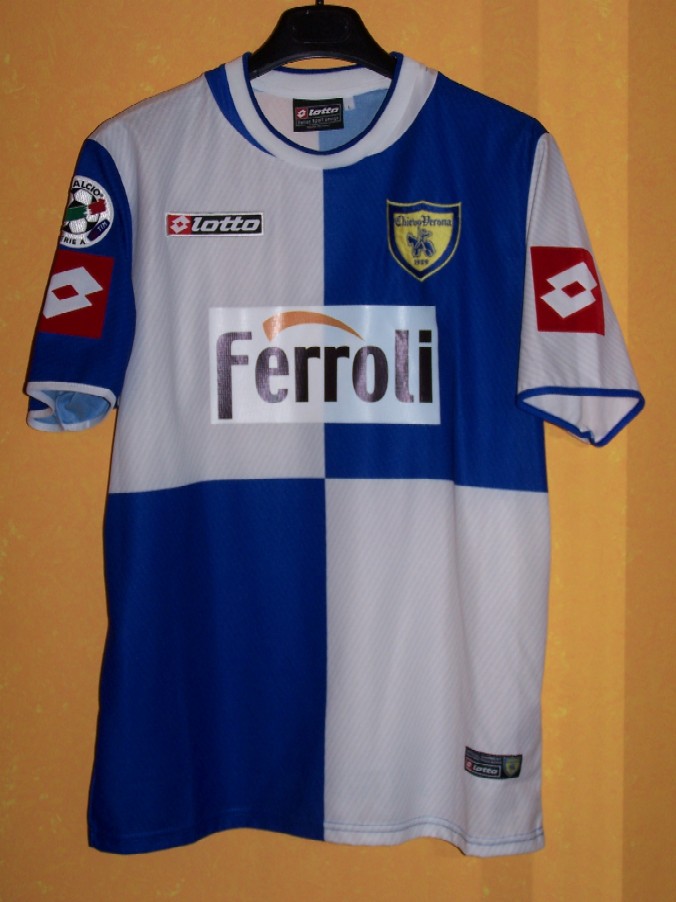 maillot équipe de ac chievoverona exterieur 2006-2007 rétro