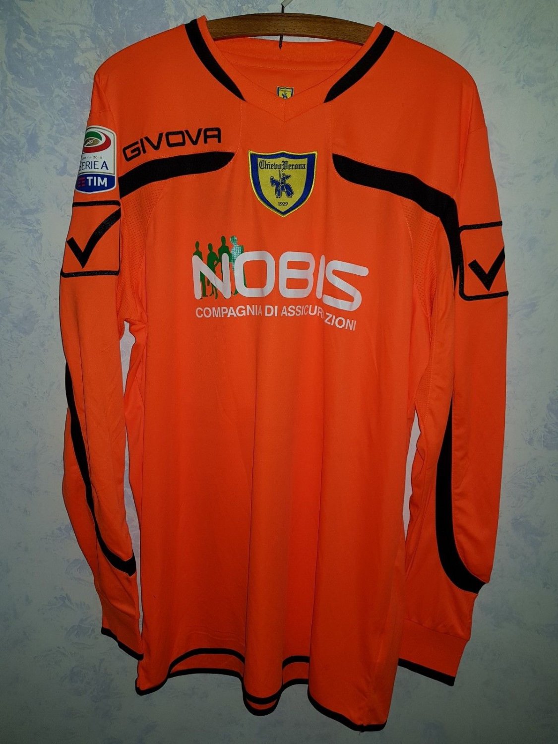 maillot équipe de ac chievoverona gardien 2016-2017 rétro