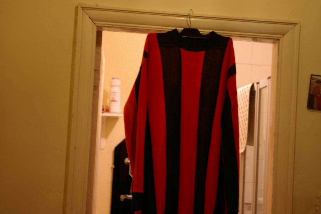 maillot équipe de ac milan domicile 1960-1969 rétro